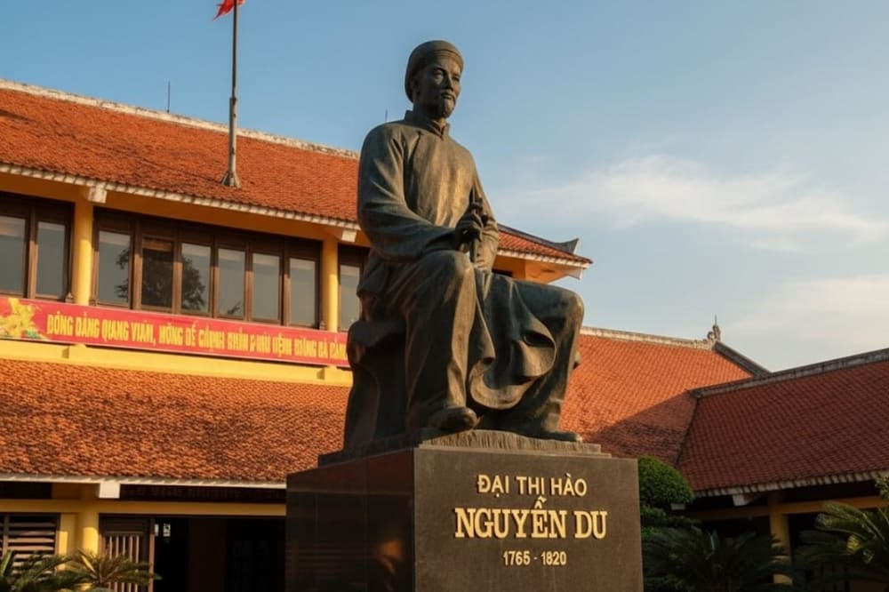 Quần thể tưởng niệm Nguyễn Du tại Tiên Điền là nơi lưu giữ dấu ấn của đại thi hào dân tộc và di sản văn hóa đặc sắc qua “Truyện Kiều”